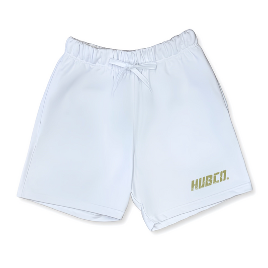 Hub Malaysia streetwear brand - Streetwear Malaysia "HUBCO" Short Pant White Front