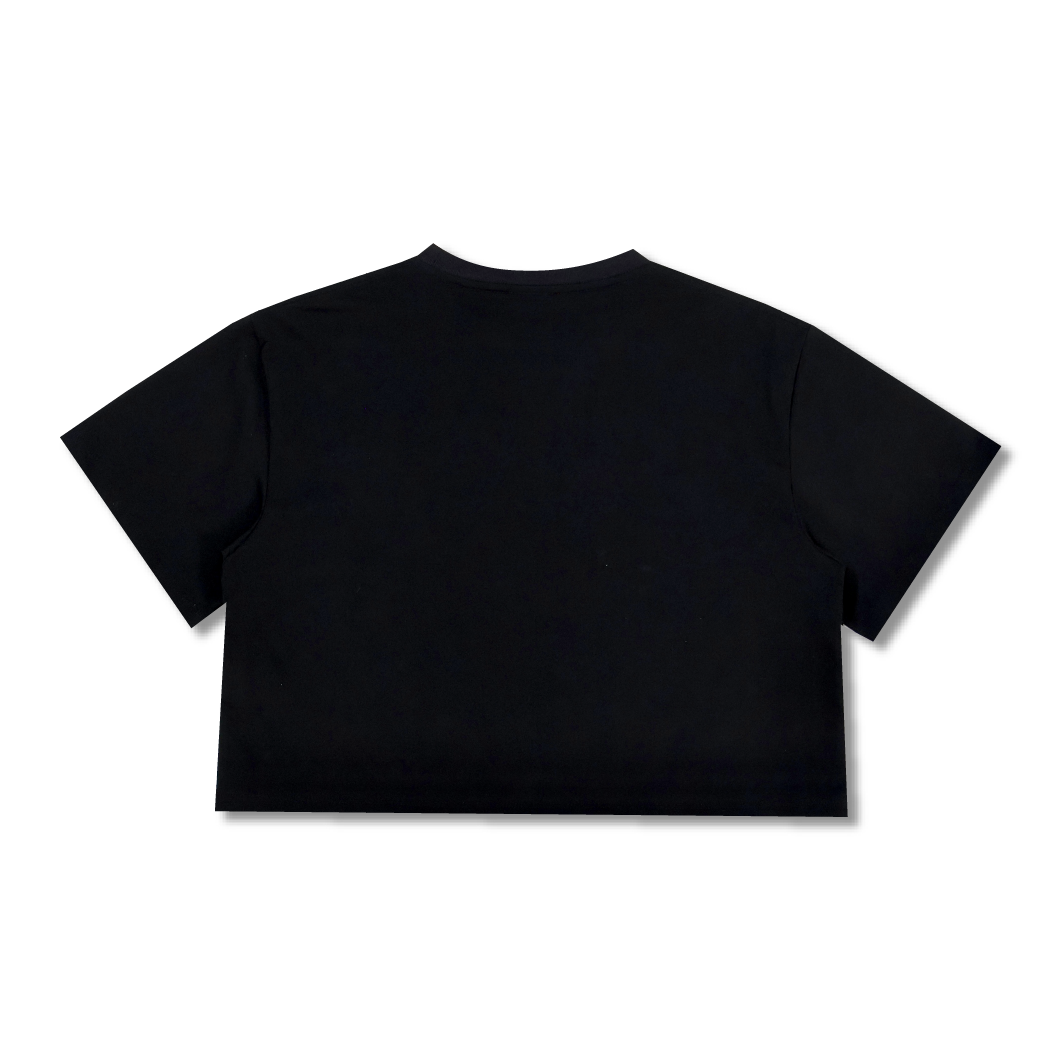 "hubco Oval" Crop Top