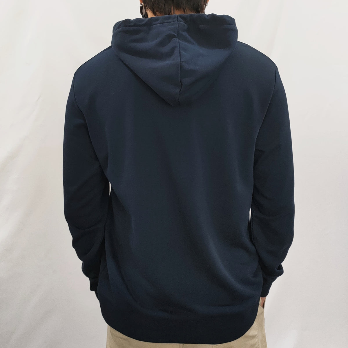 Hub Malaysia streetwear brand - Streetwear Malaysia Model with Black Hoodie Back View