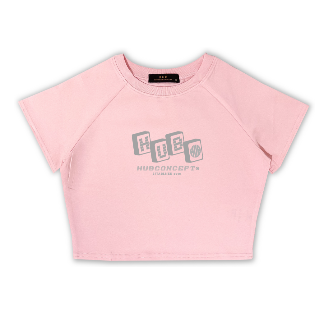 "HUB Mahjong" Crop Top
