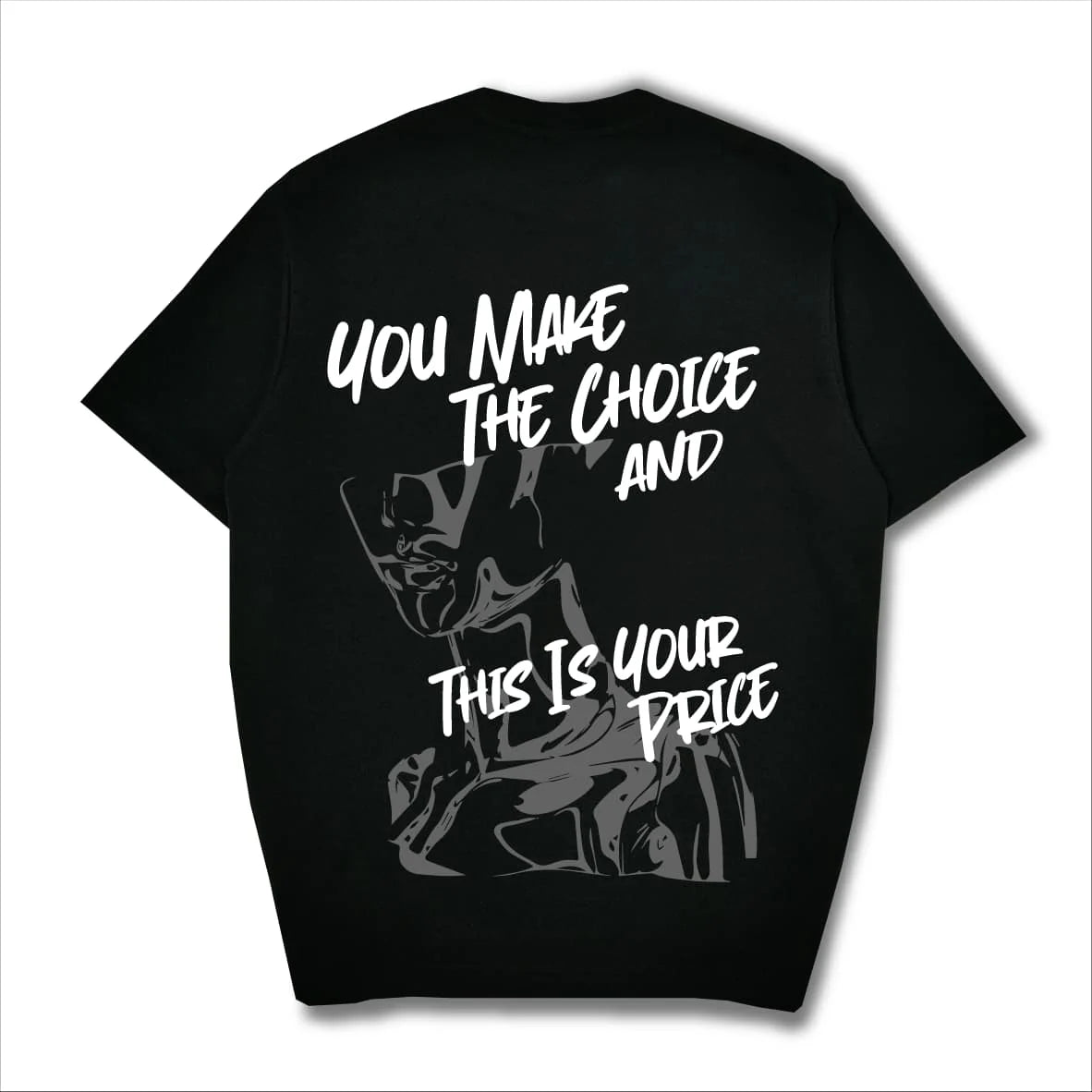 Hub Streetwear Brands - buy streetwear malaysia, Black "Definition" T-shirt Back View