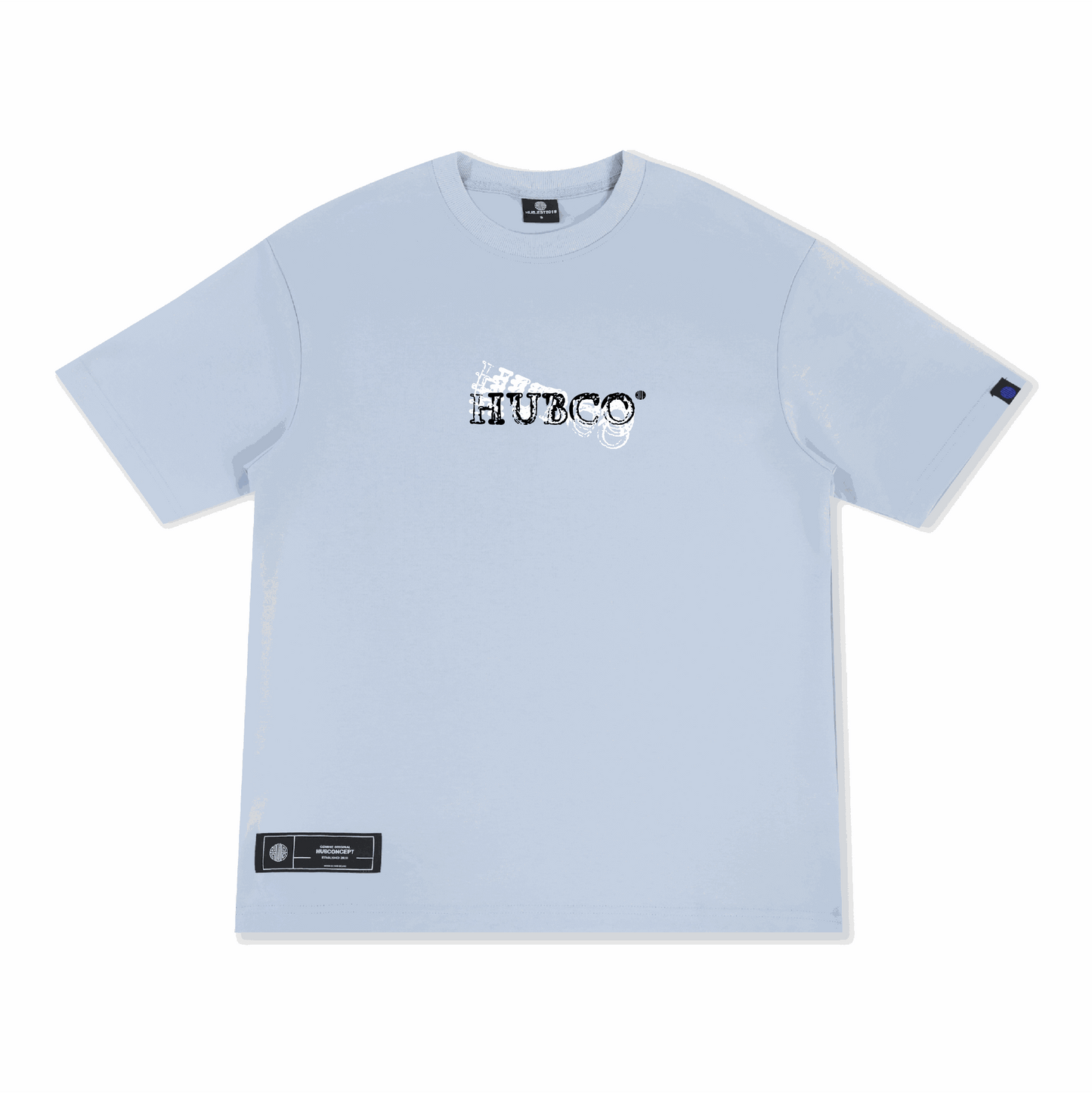 Light blue oversized tees 