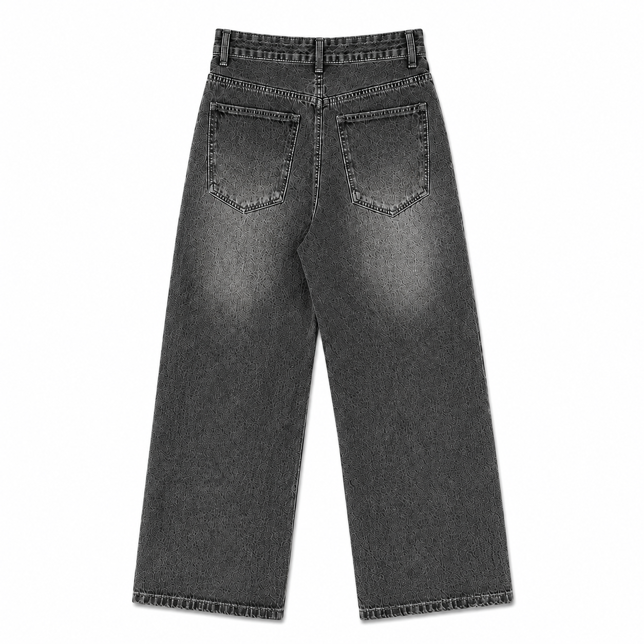 "WHISKER WASH JEANS"