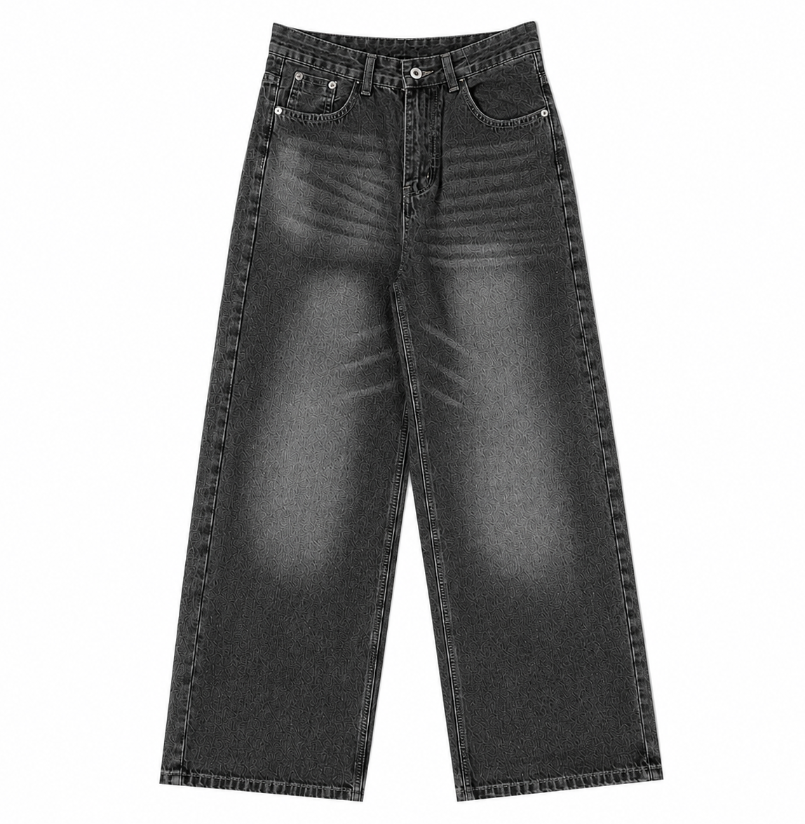 "WHISKER WASH JEANS"