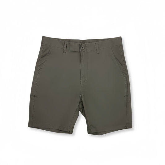 “Button Craft” Shorts Green
