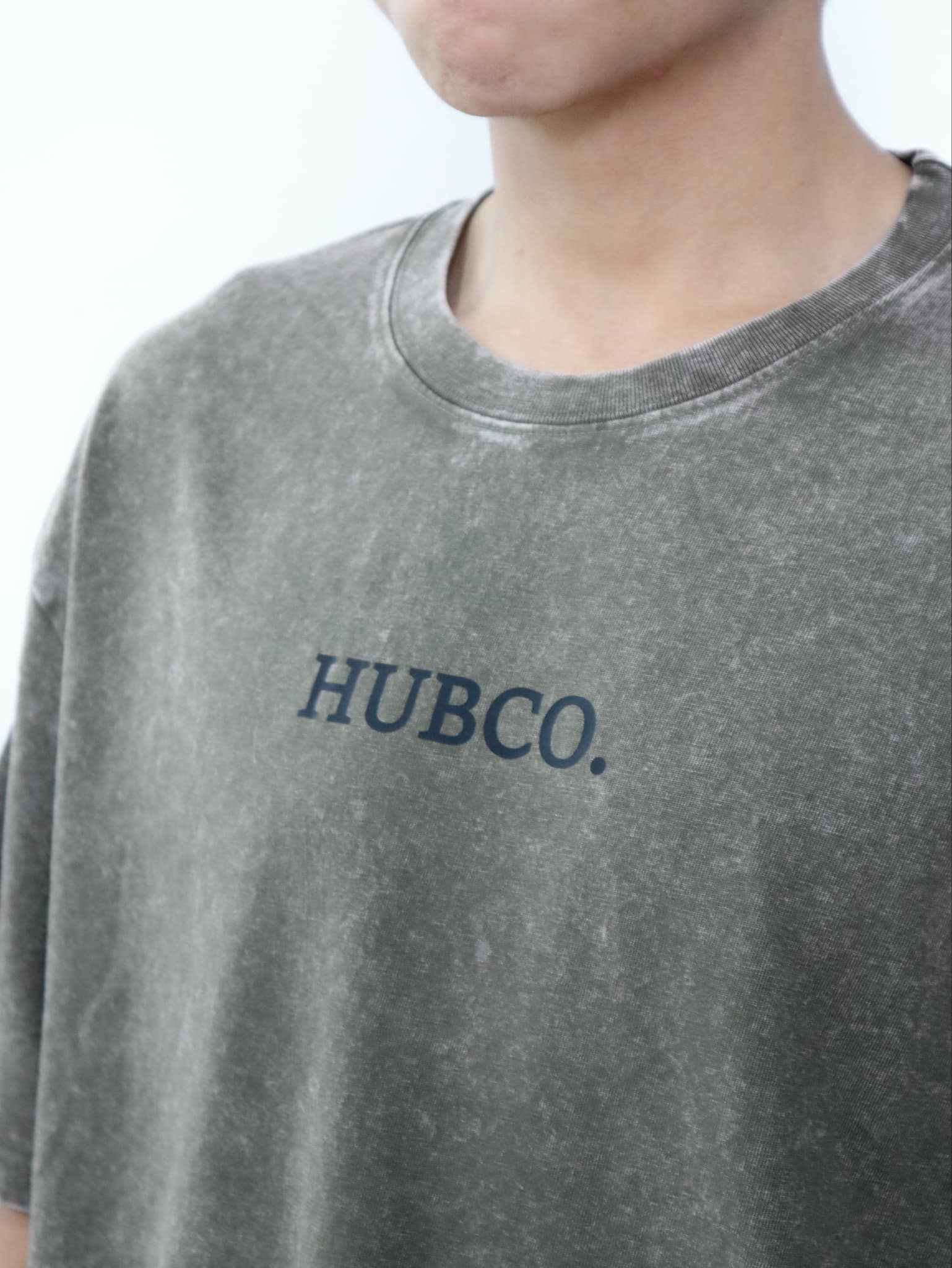 "HUBCO" Washed Tee