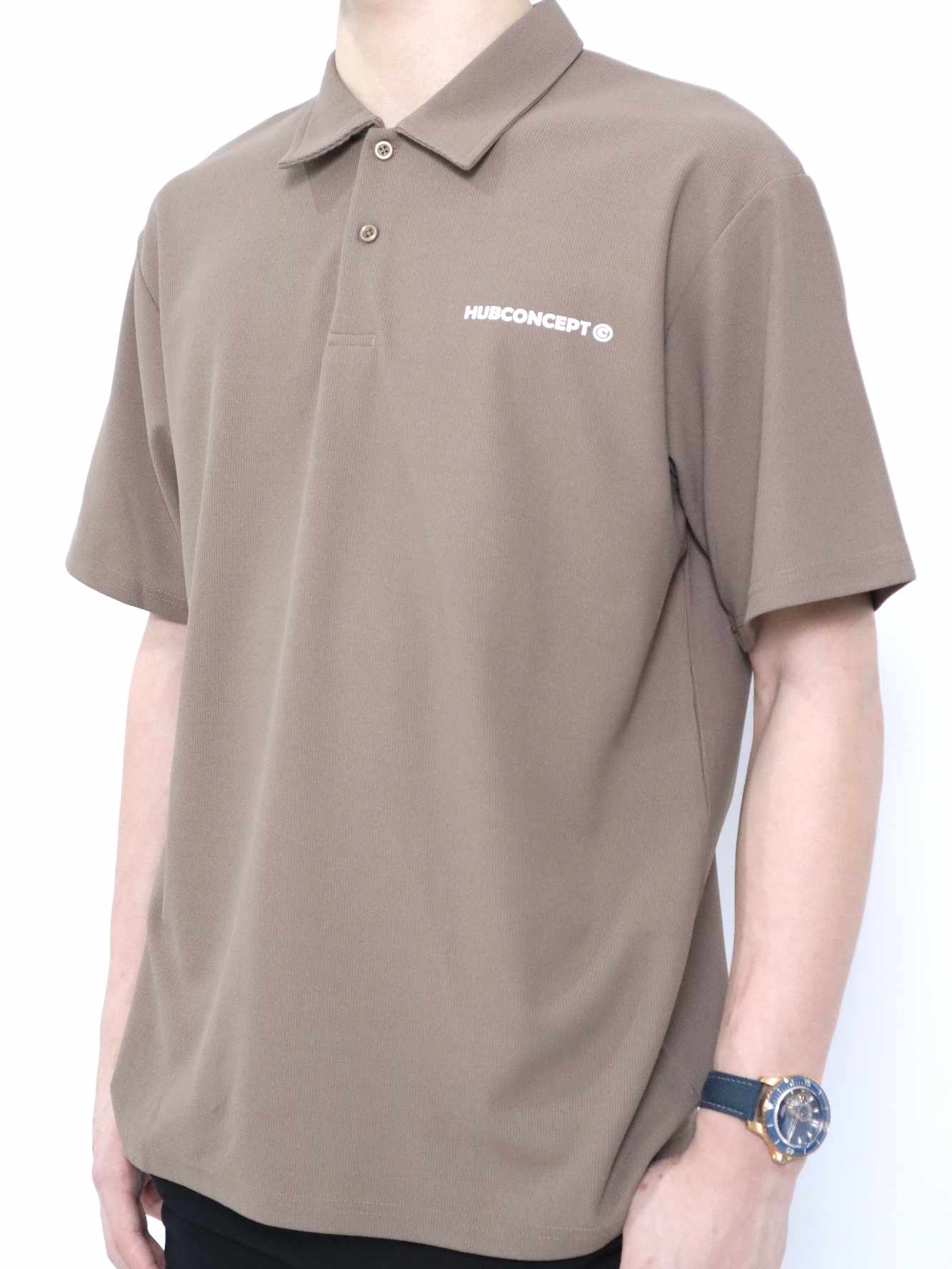 "Simple" Polo Brown