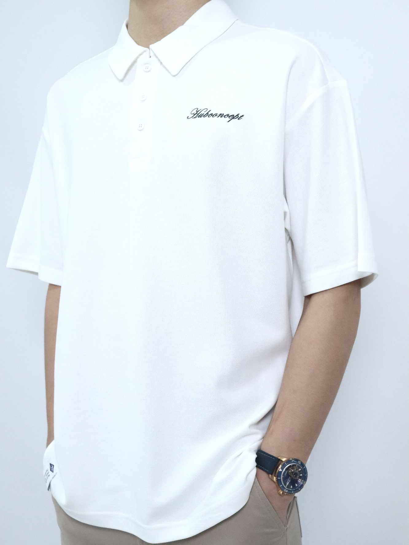 "Zephyr" Polo White