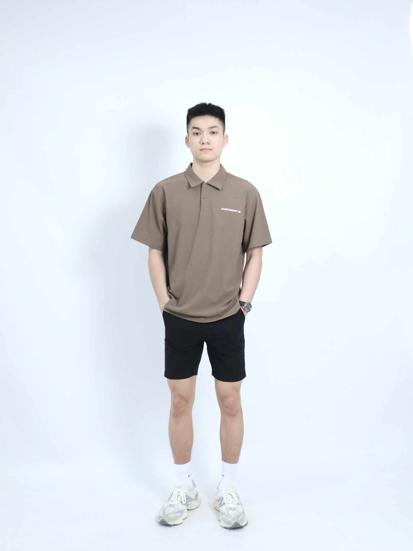 "Simple" Polo Brown