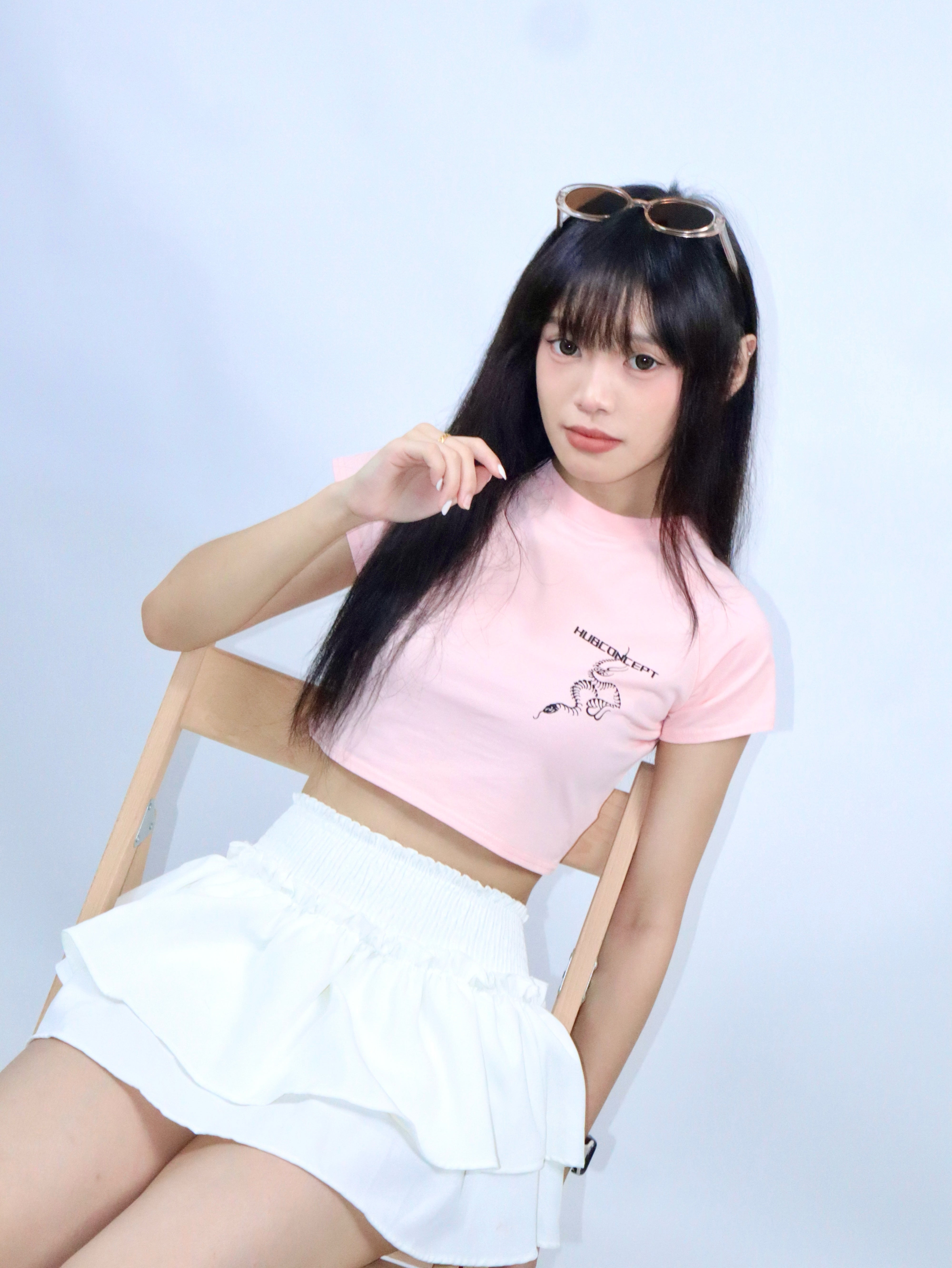 "Alien Snake" Crop Top