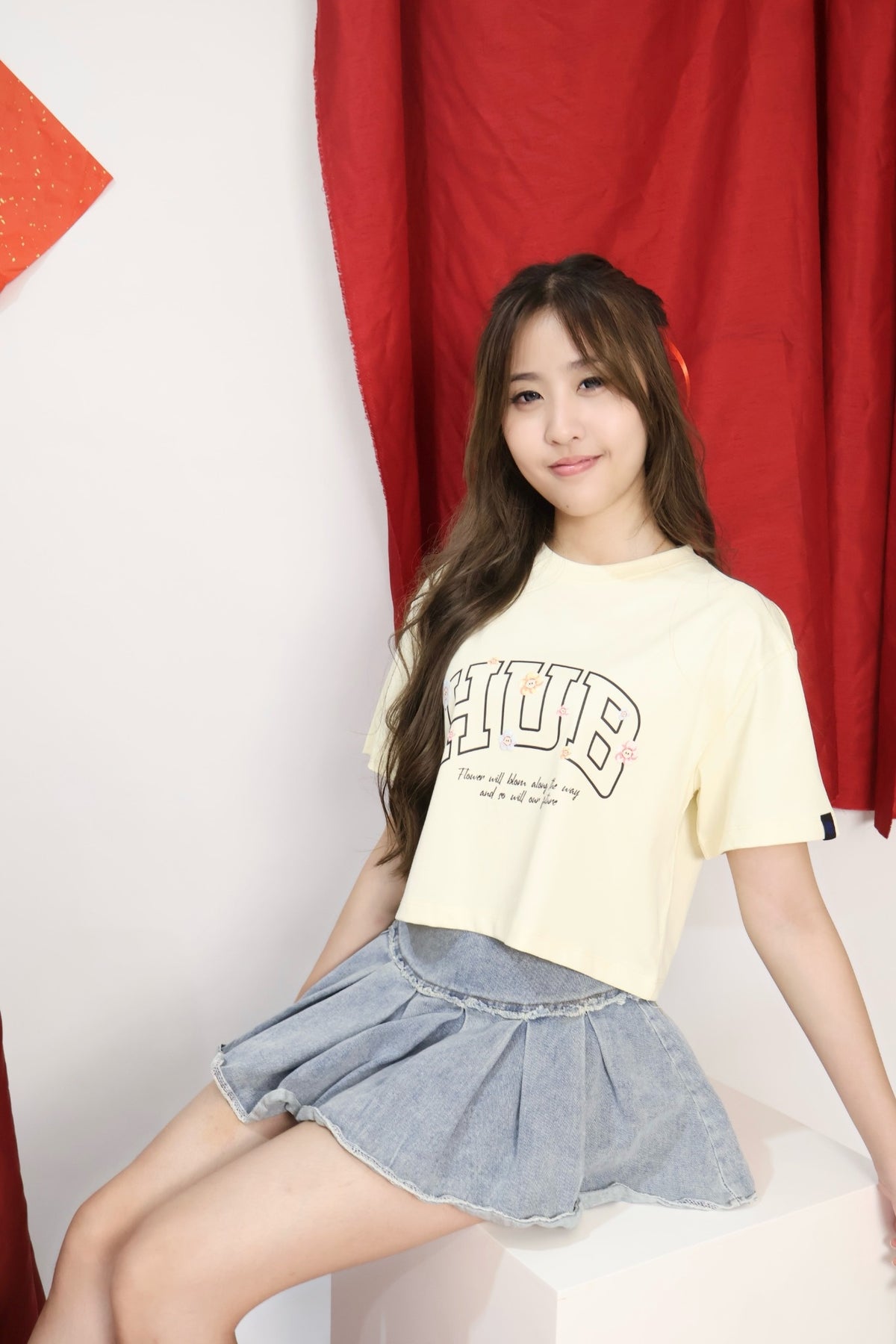 "Blooming Path" Crop Top
