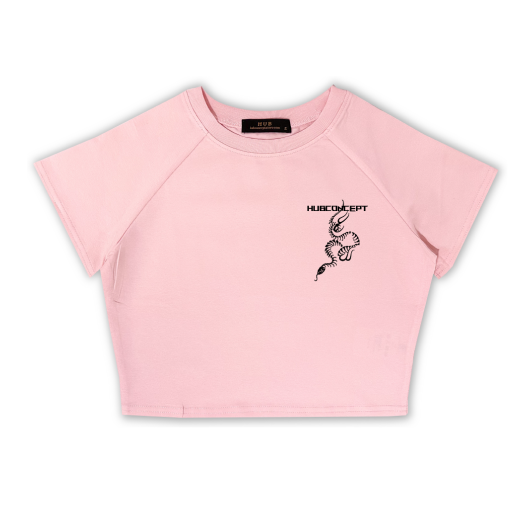 "Alien Snake" Crop Top