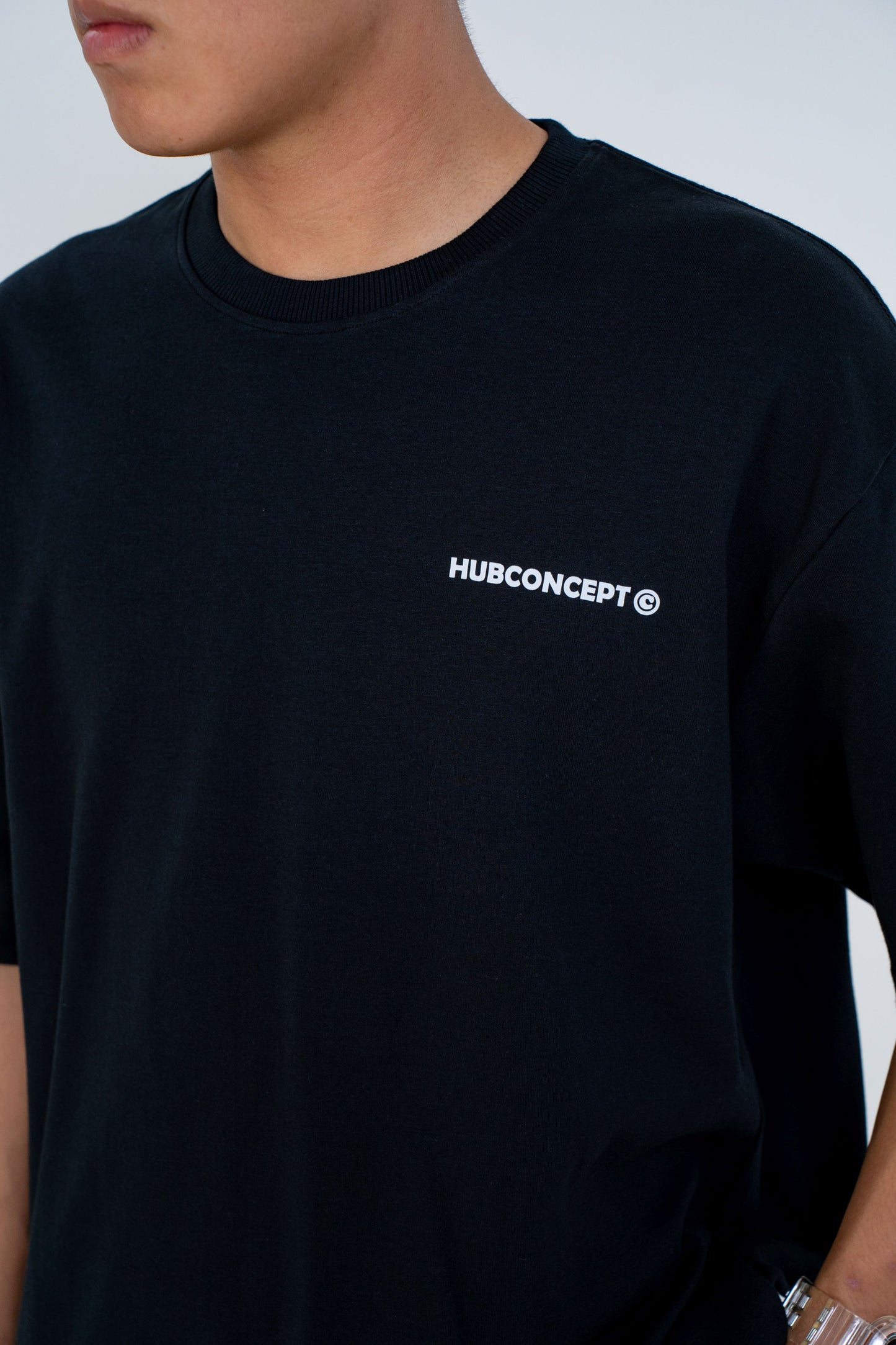 Hubconcept Logo Tee - Black