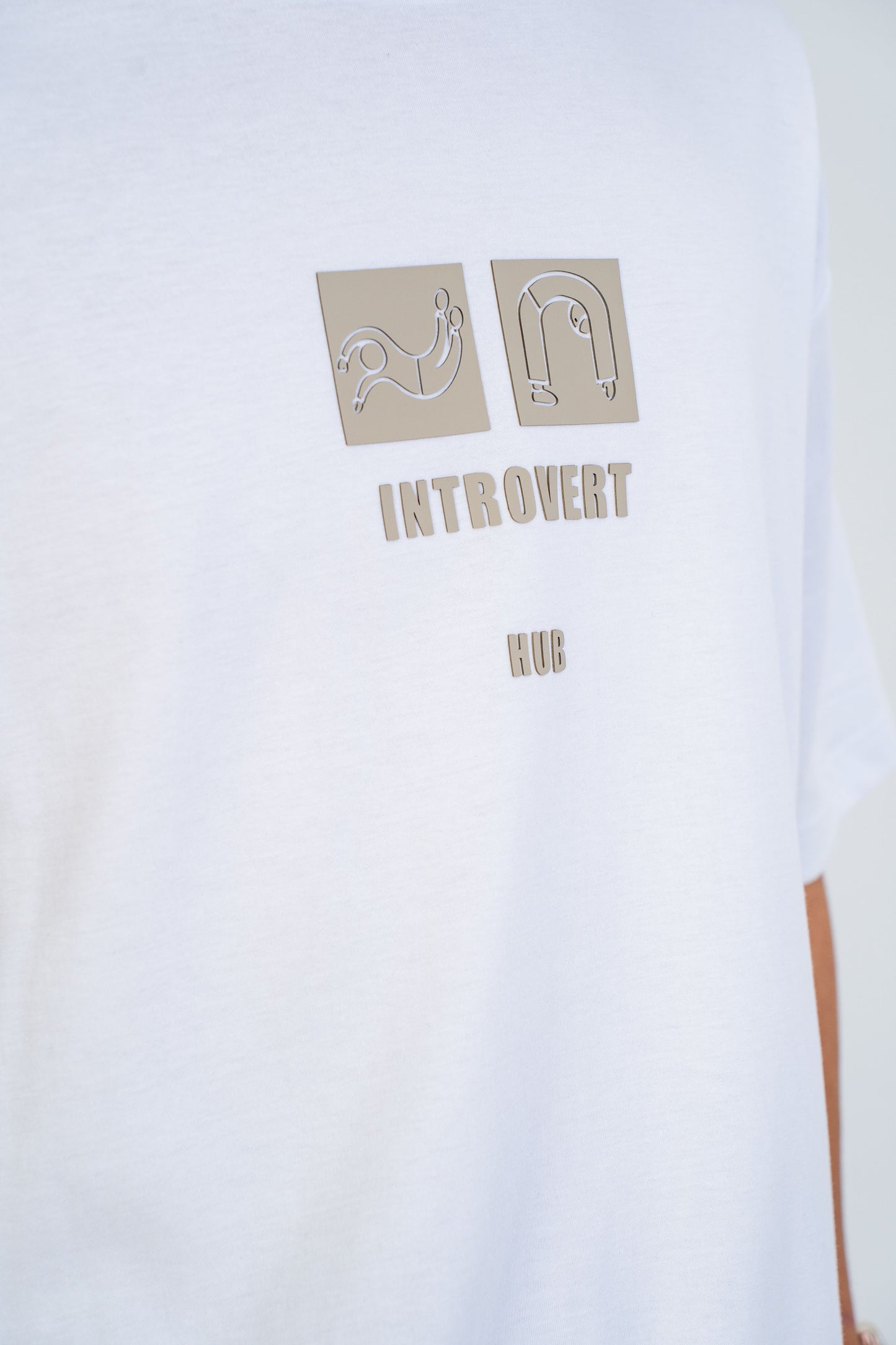 Introvert Logo Tee - White