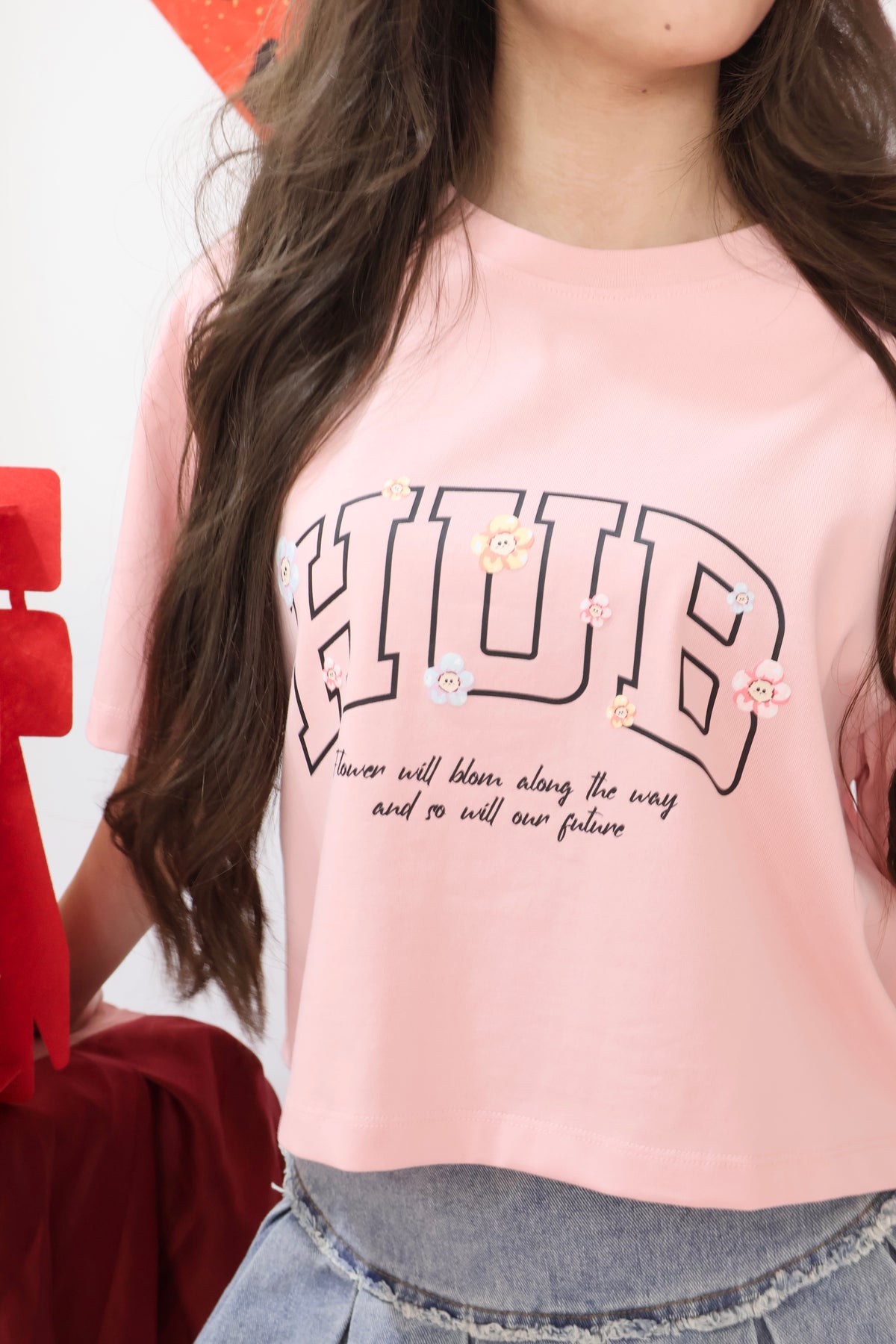 "Blooming Path" Crop Top