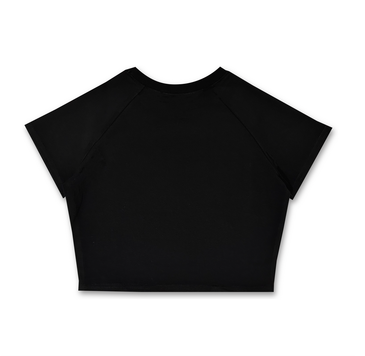 Hub Streetwear Brands - buy streetwear malaysia, "Circle HUBCO" Black Crop Top Back View