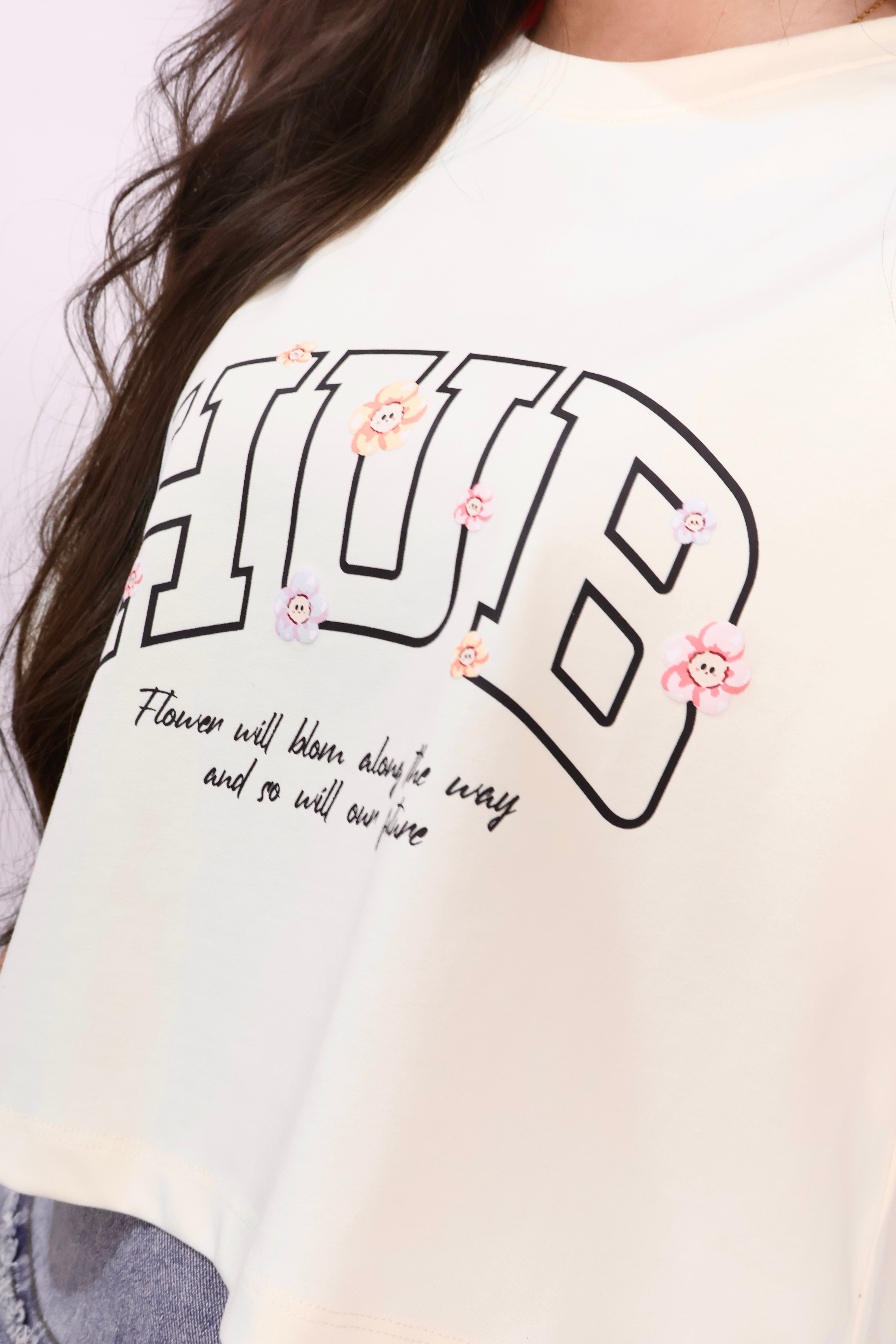 "Blooming Path" Crop Top