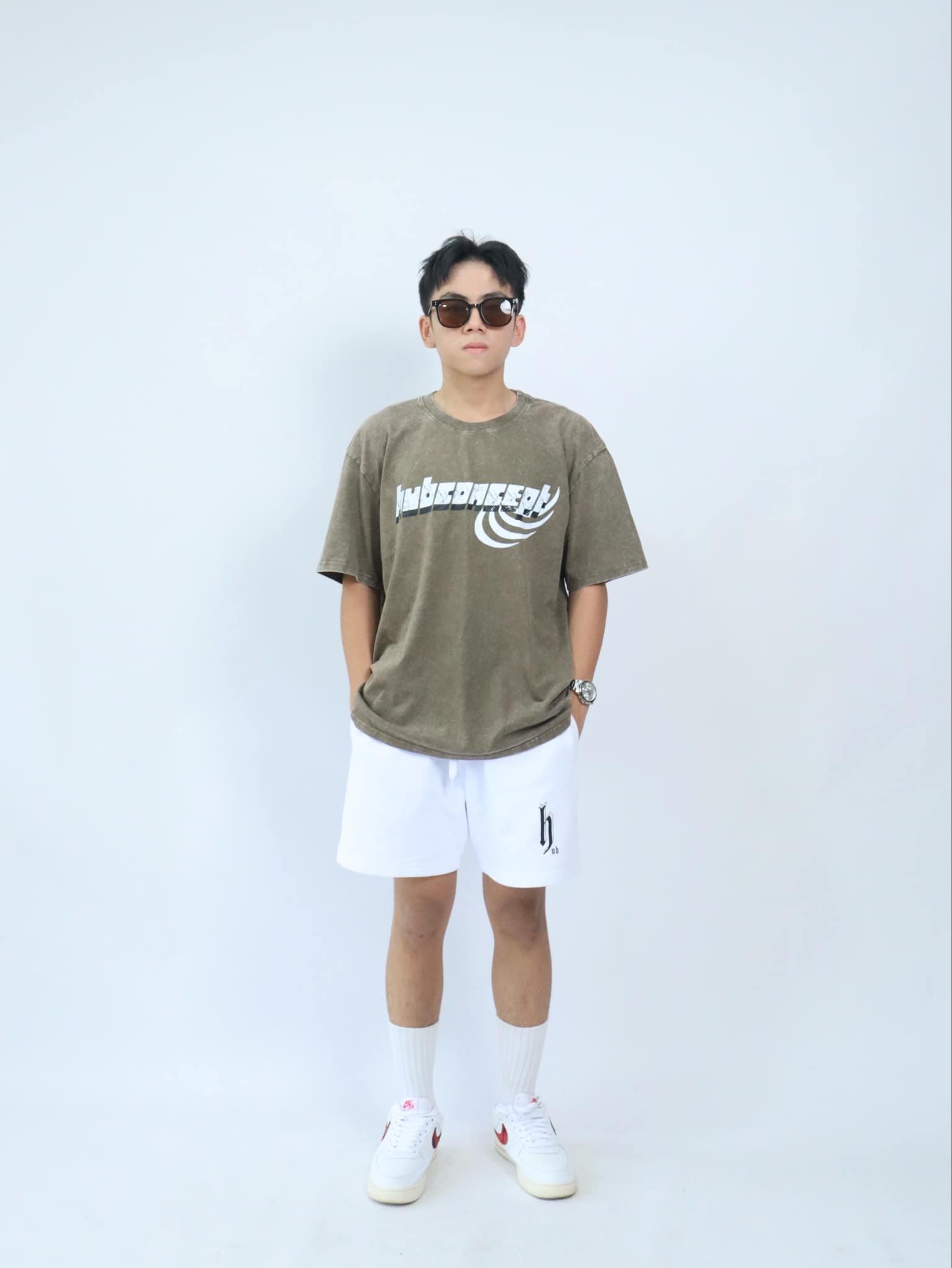 "Natural HUB" Washed Tee