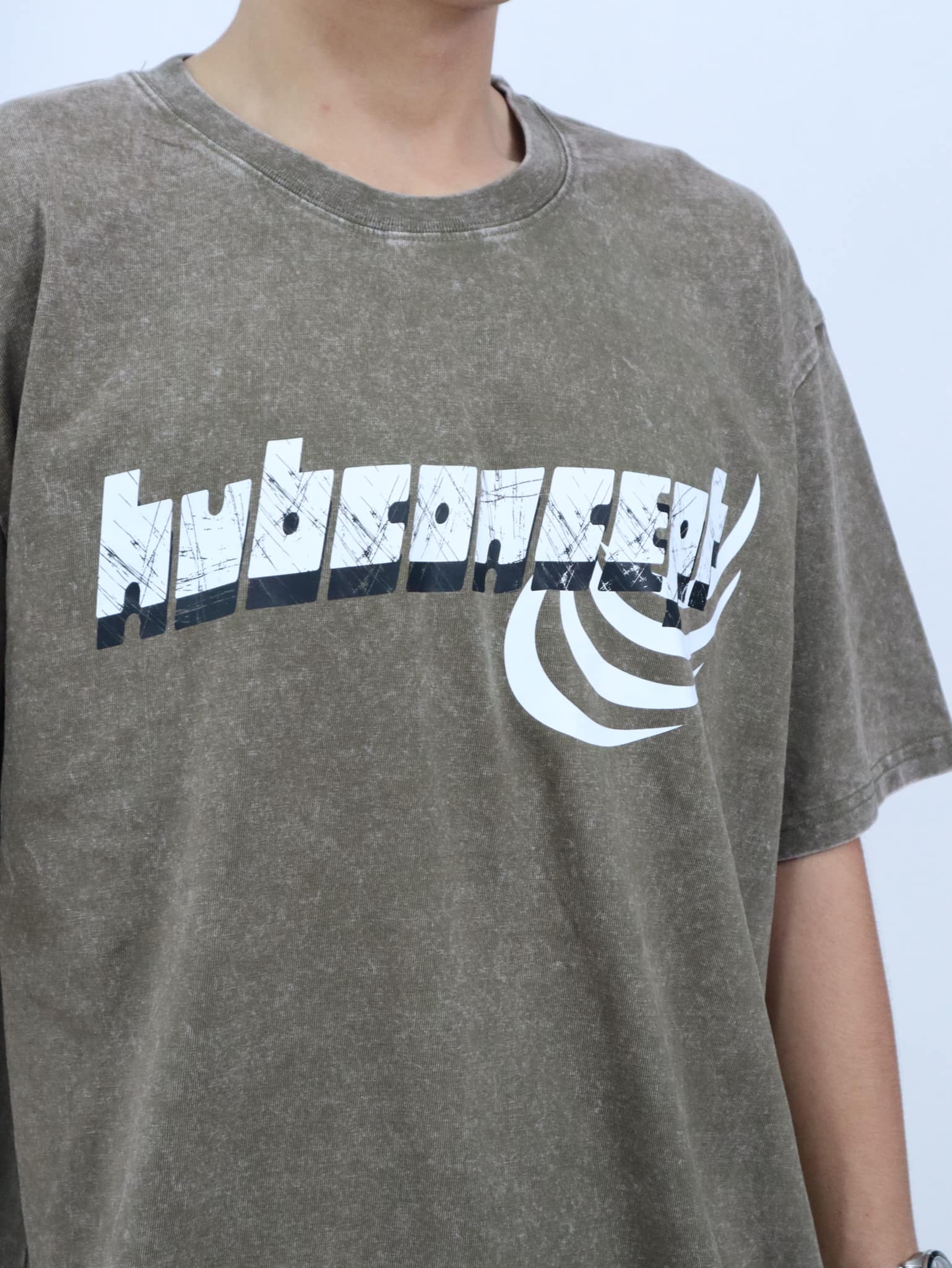 "Natural HUB" Washed Tee