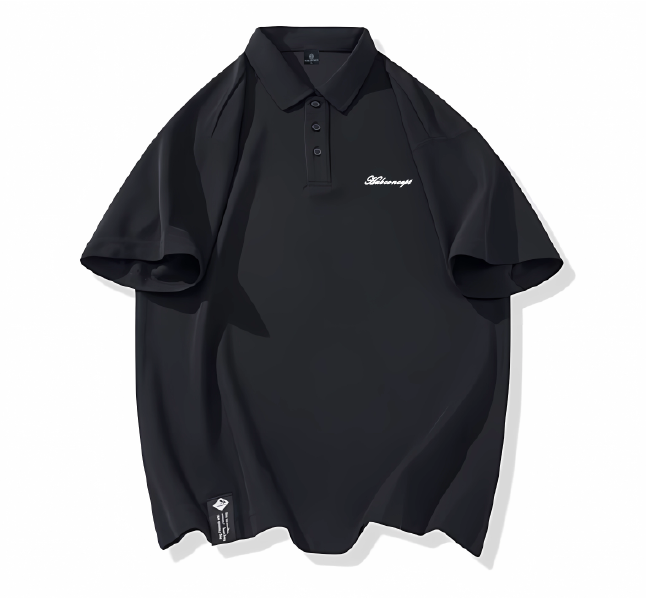 "Zephyr" Polo Black