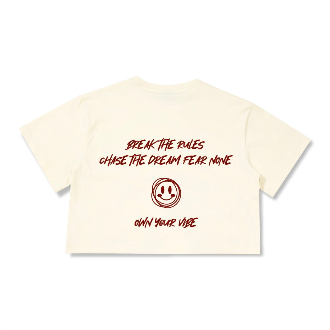 "Rebellion Manuscript" Crop Top