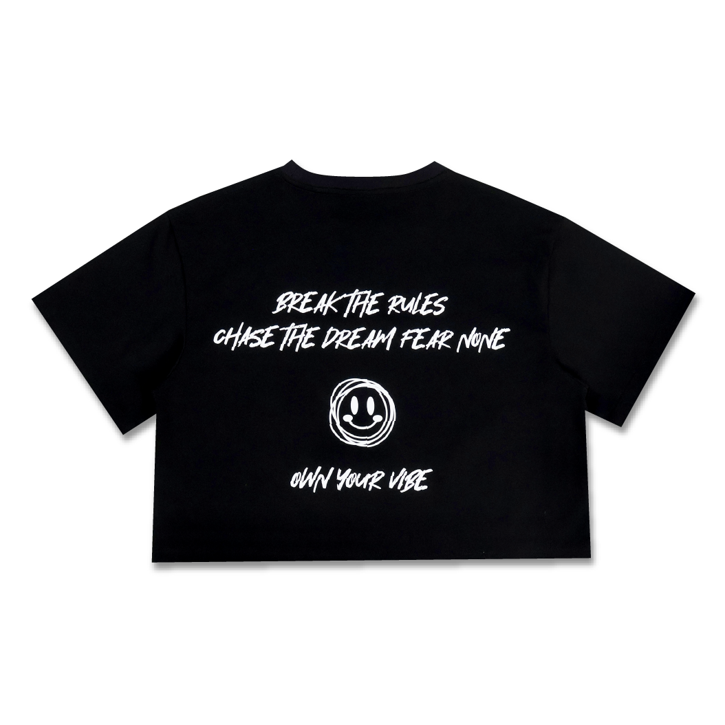 "Rebellion Manuscript" Crop Top