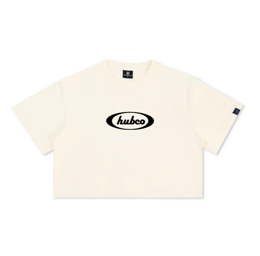 "hubco Oval" Crop Top