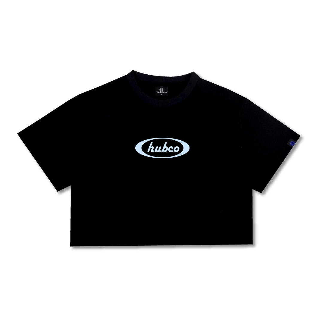 "hubco Oval" Crop Top
