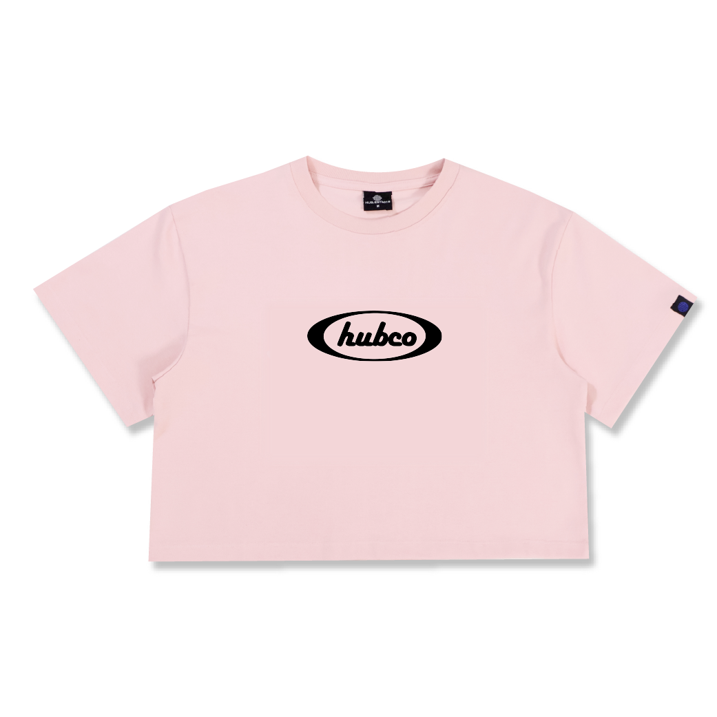 "hubco Oval" Crop Top