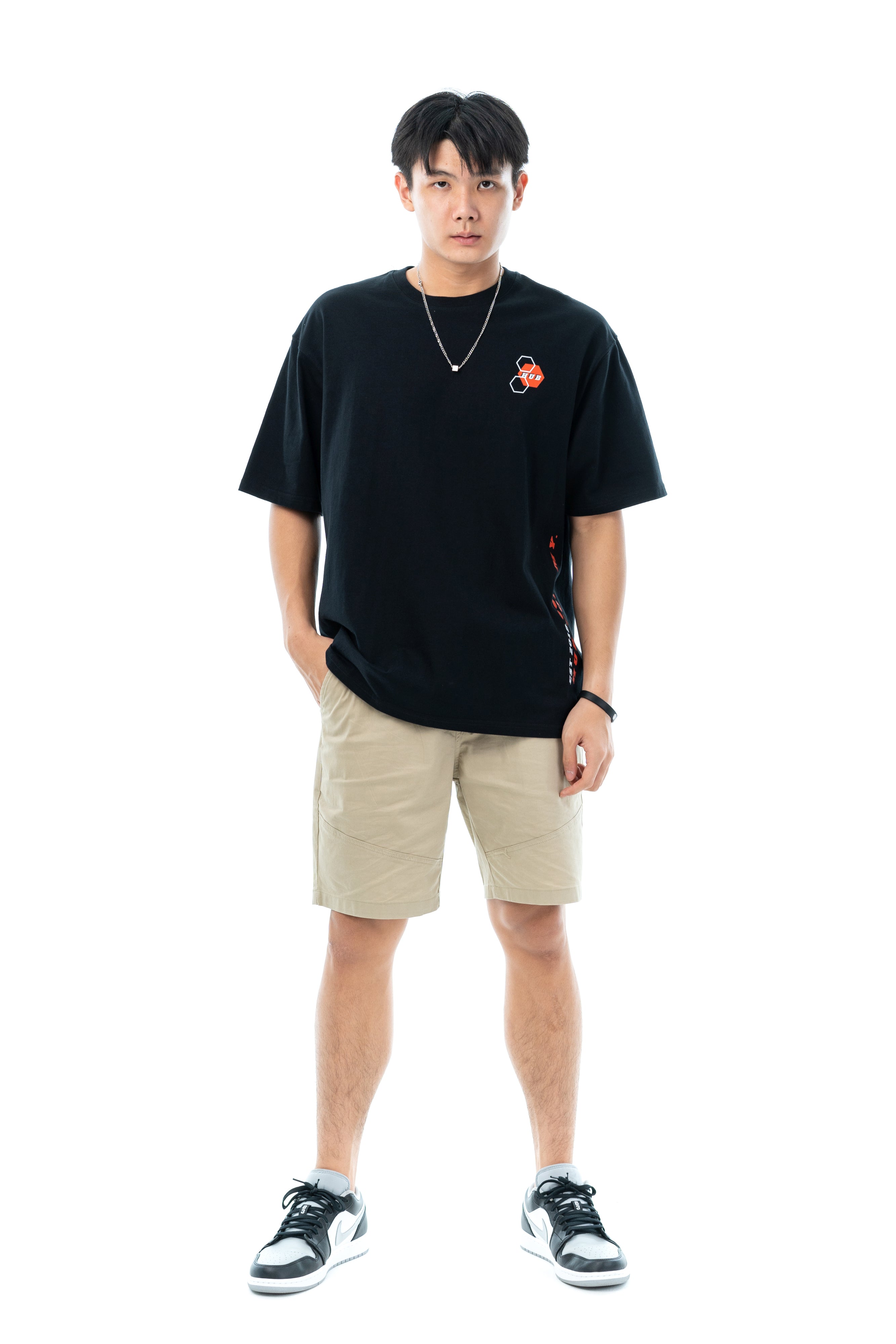 Hexagon Tees - Black