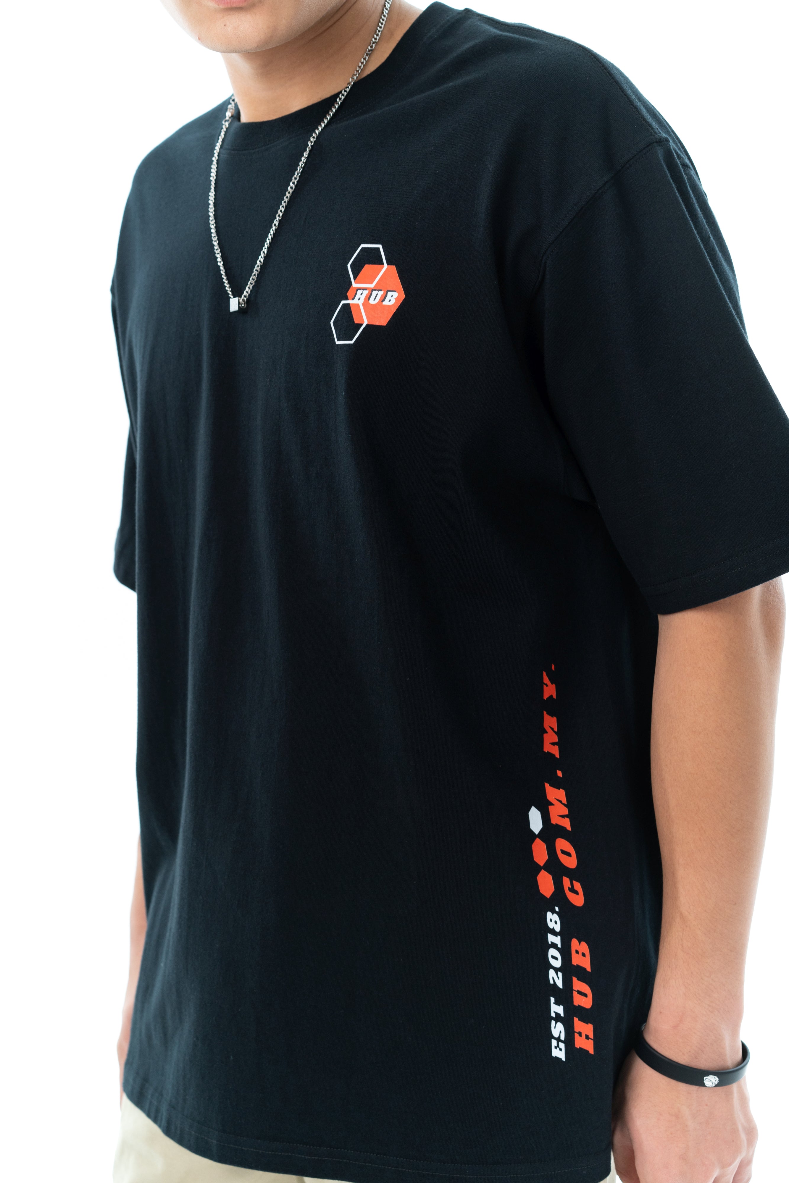 Hexagon Tees - Black