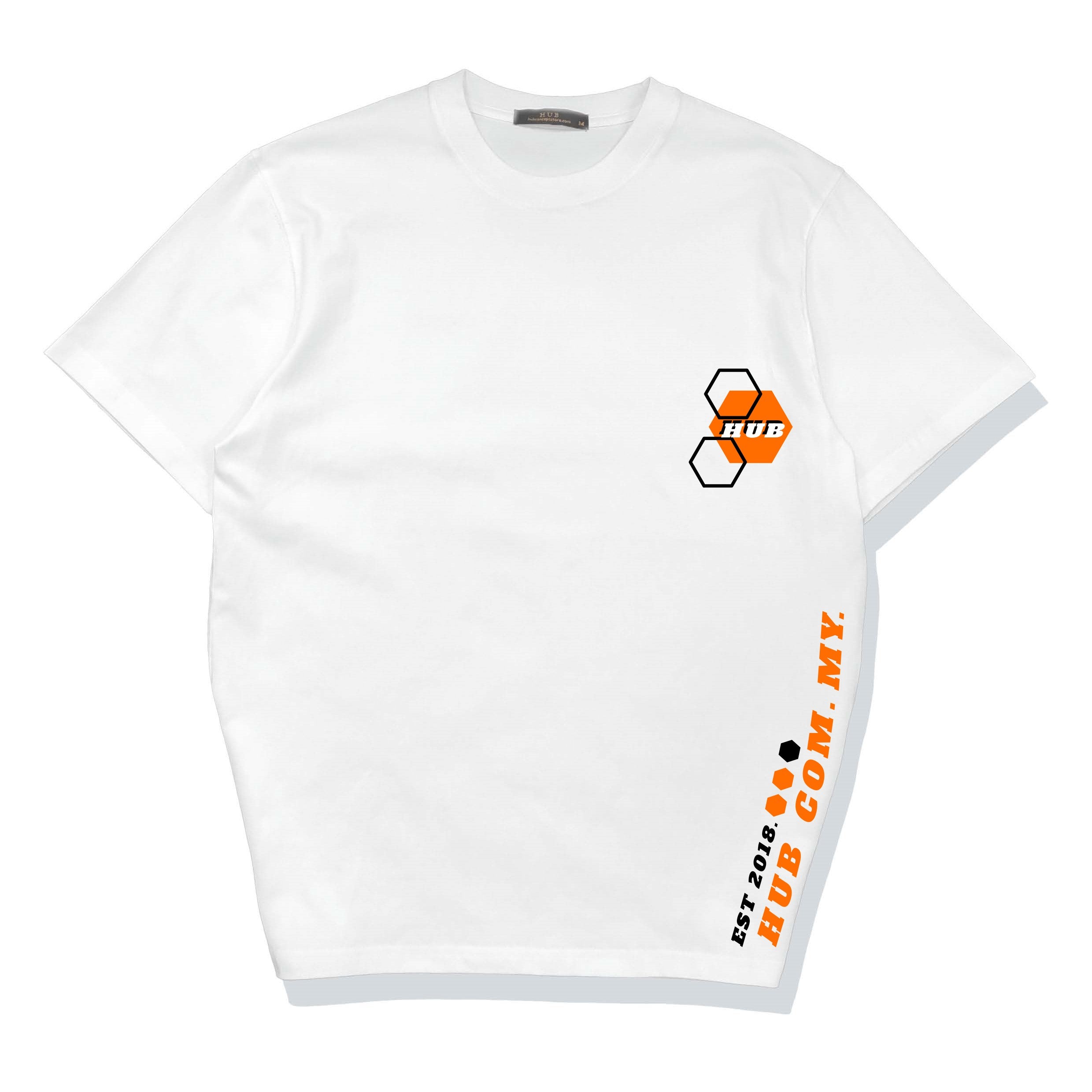 Hexagon Tees - White