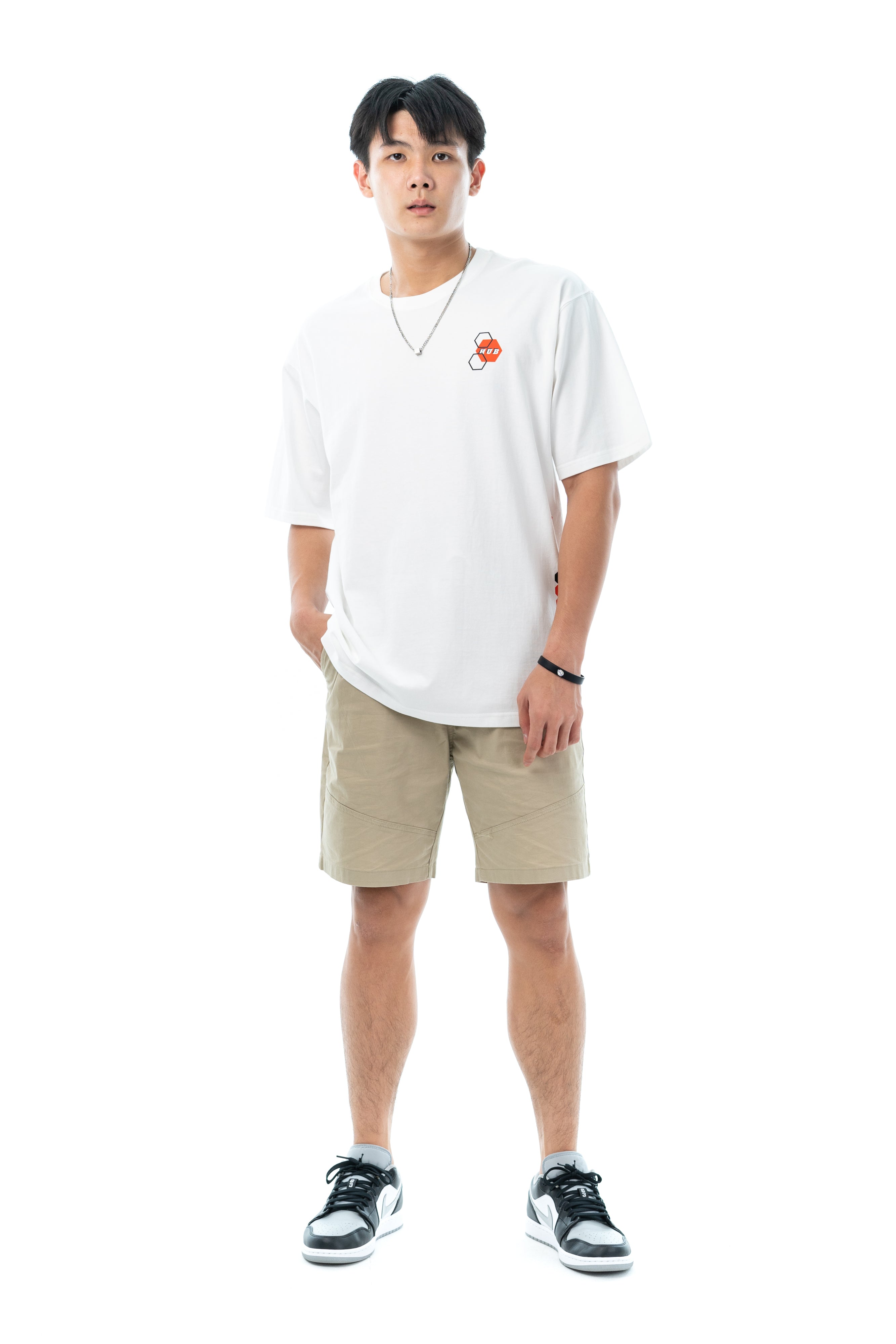 Hexagon Tees - White