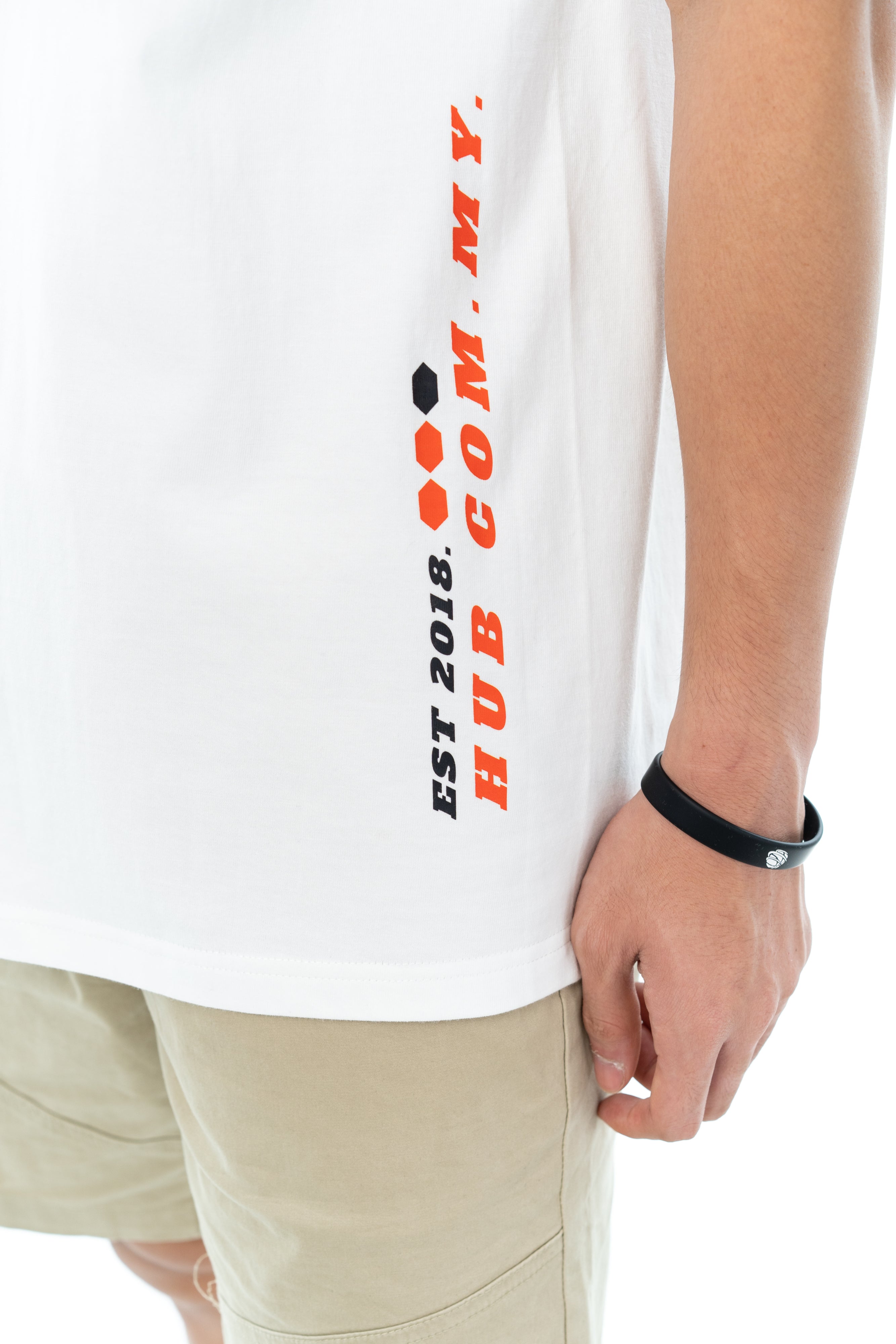 Hexagon Tees - White