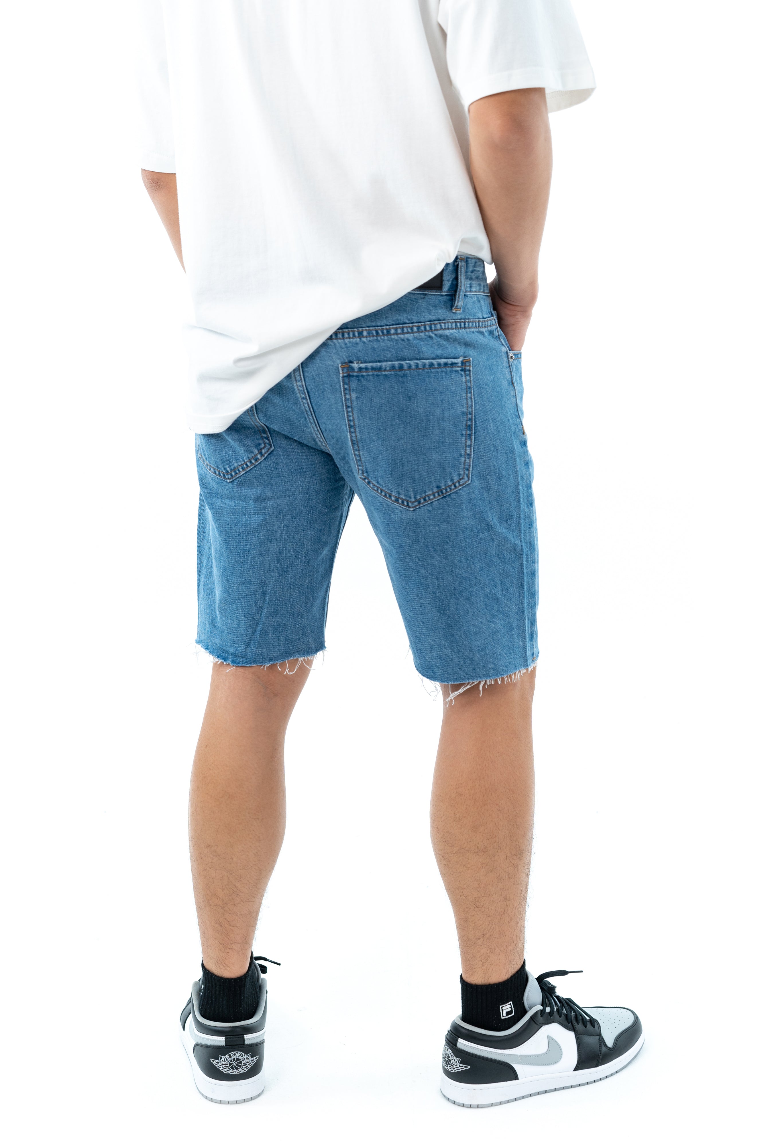 Hub Malaysia streetwear brand - Streetwear Malaysia Denim Short Back View