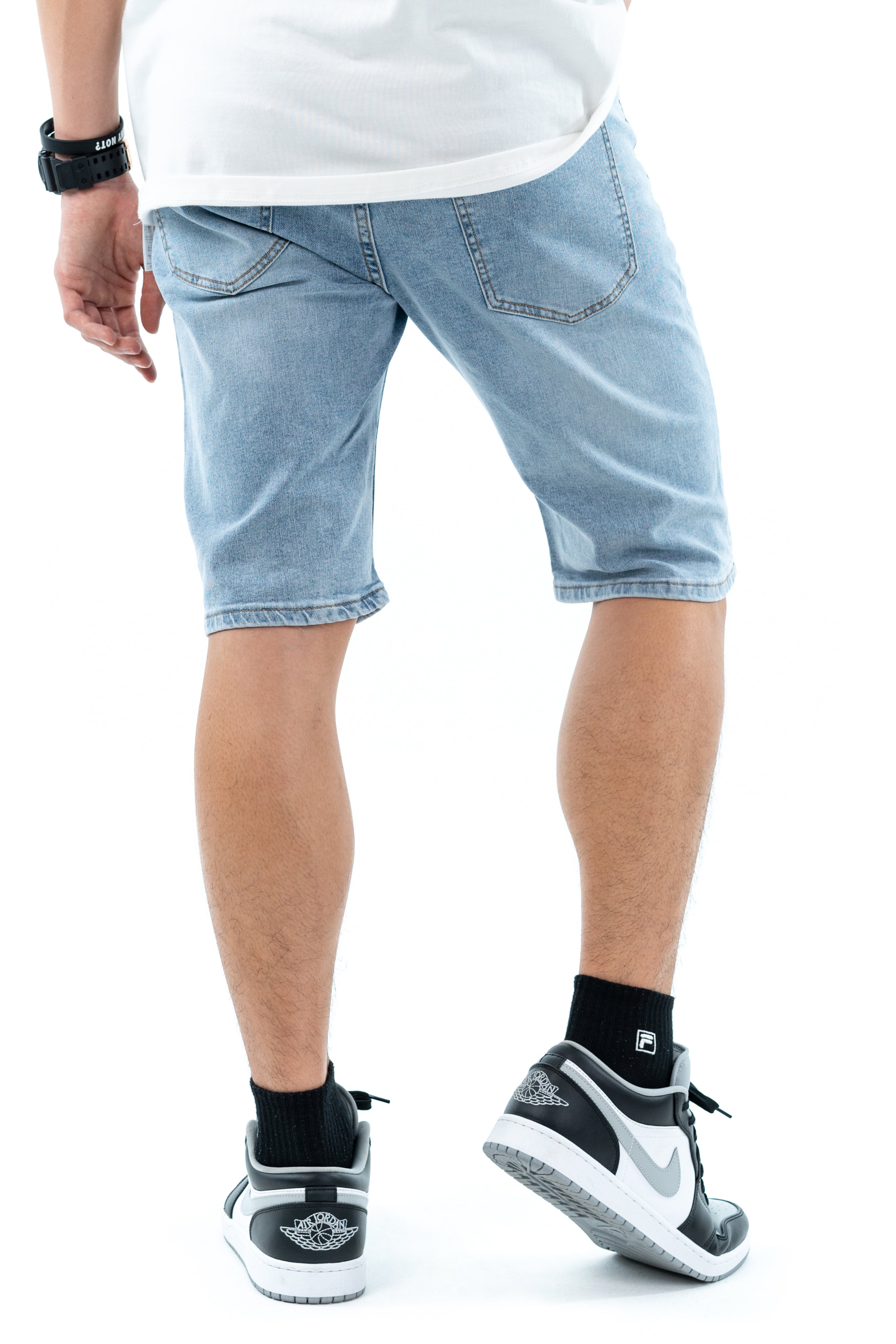 Hub Malaysia streetwear brand - Streetwear Malaysia Denim Short Back View