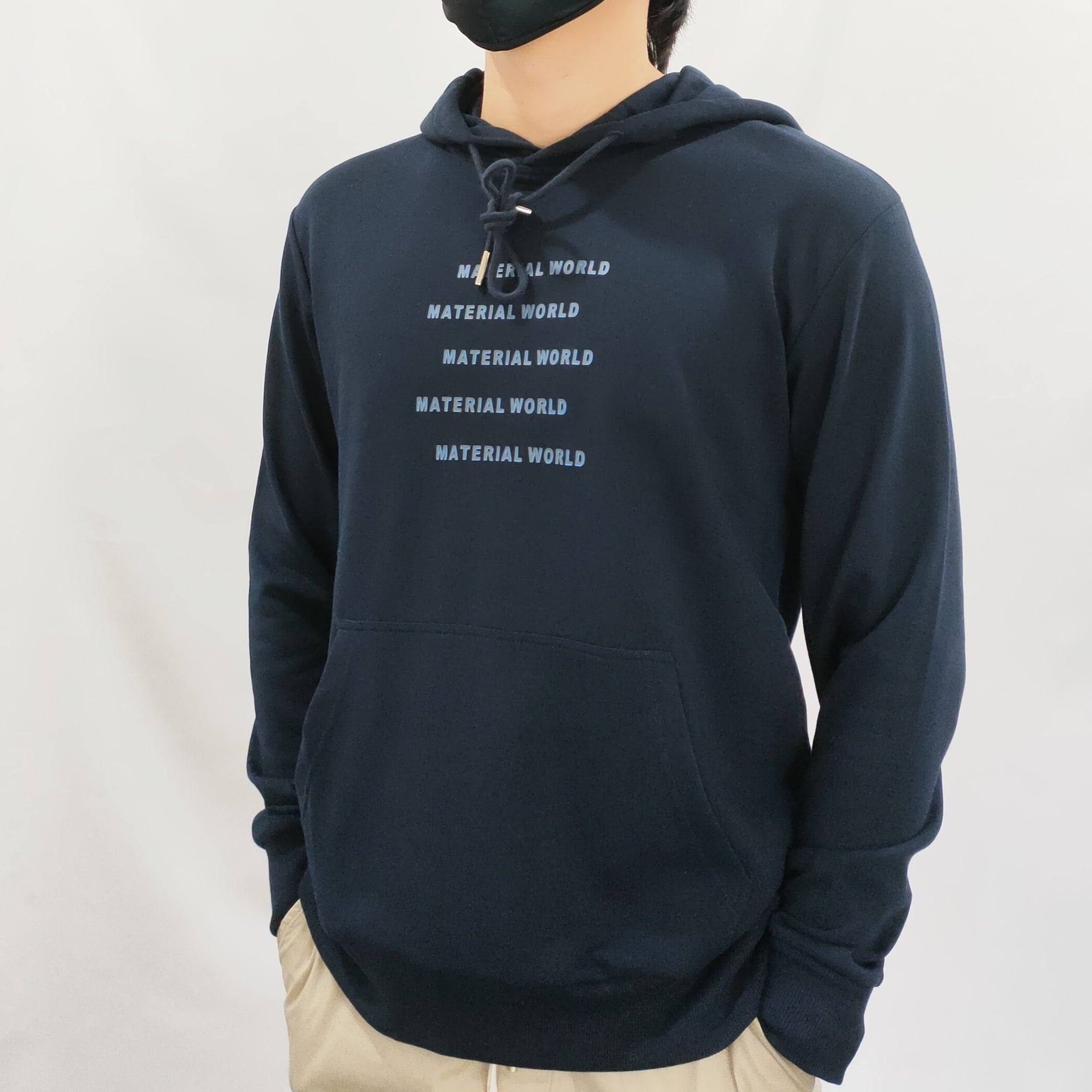 Hub Malaysia streetwear brand - Streetwear Malaysia Model with Black Hoodie Front View