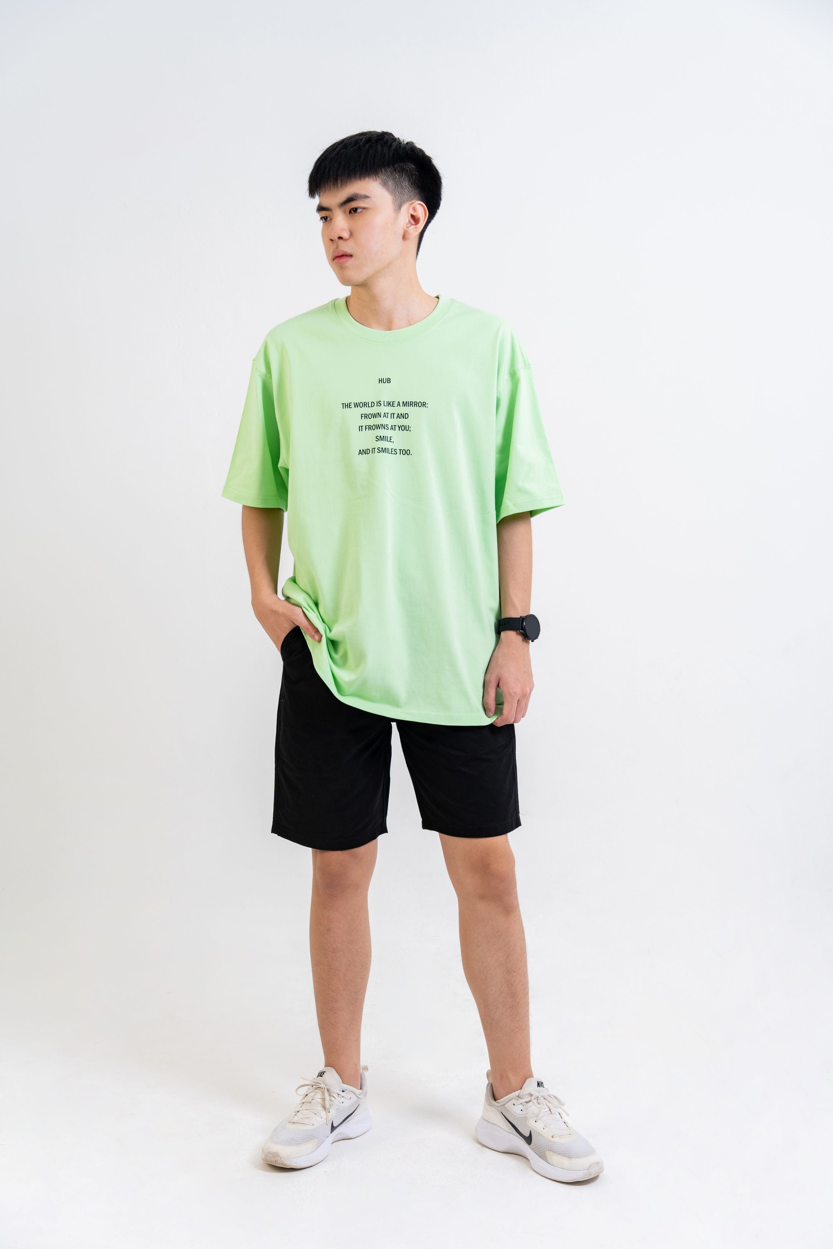 Word Tee - Light Green